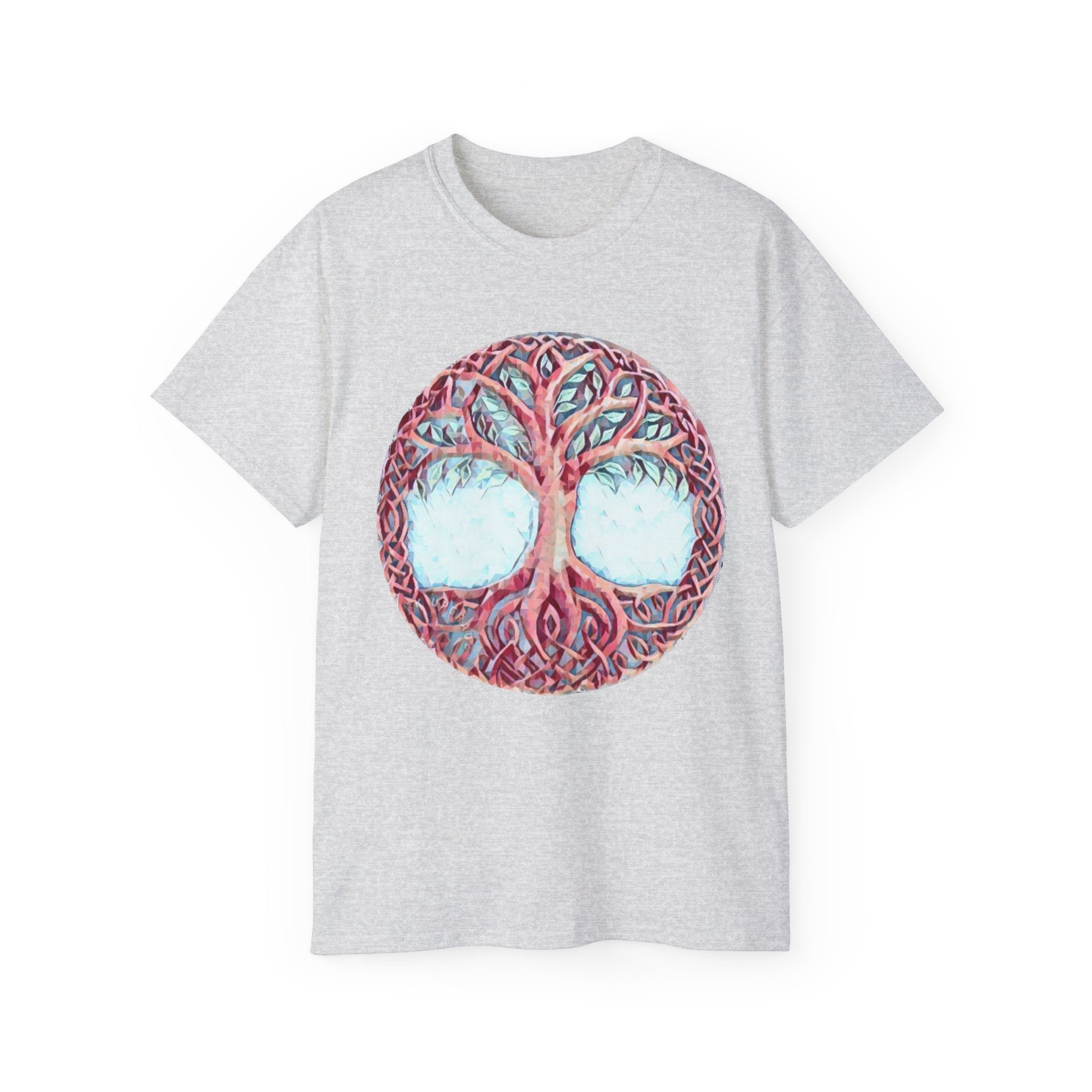 Yggdrasil – The Tree of Life Cotton T-Shirt — Celtic Roots Nature Graphic Tee