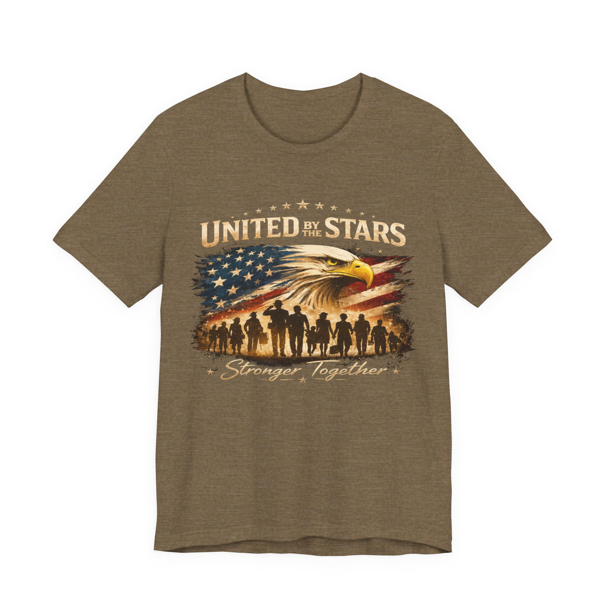 United We Stand- Eagle T-Shirt — Stronger Together 2026 Patriotic Tee