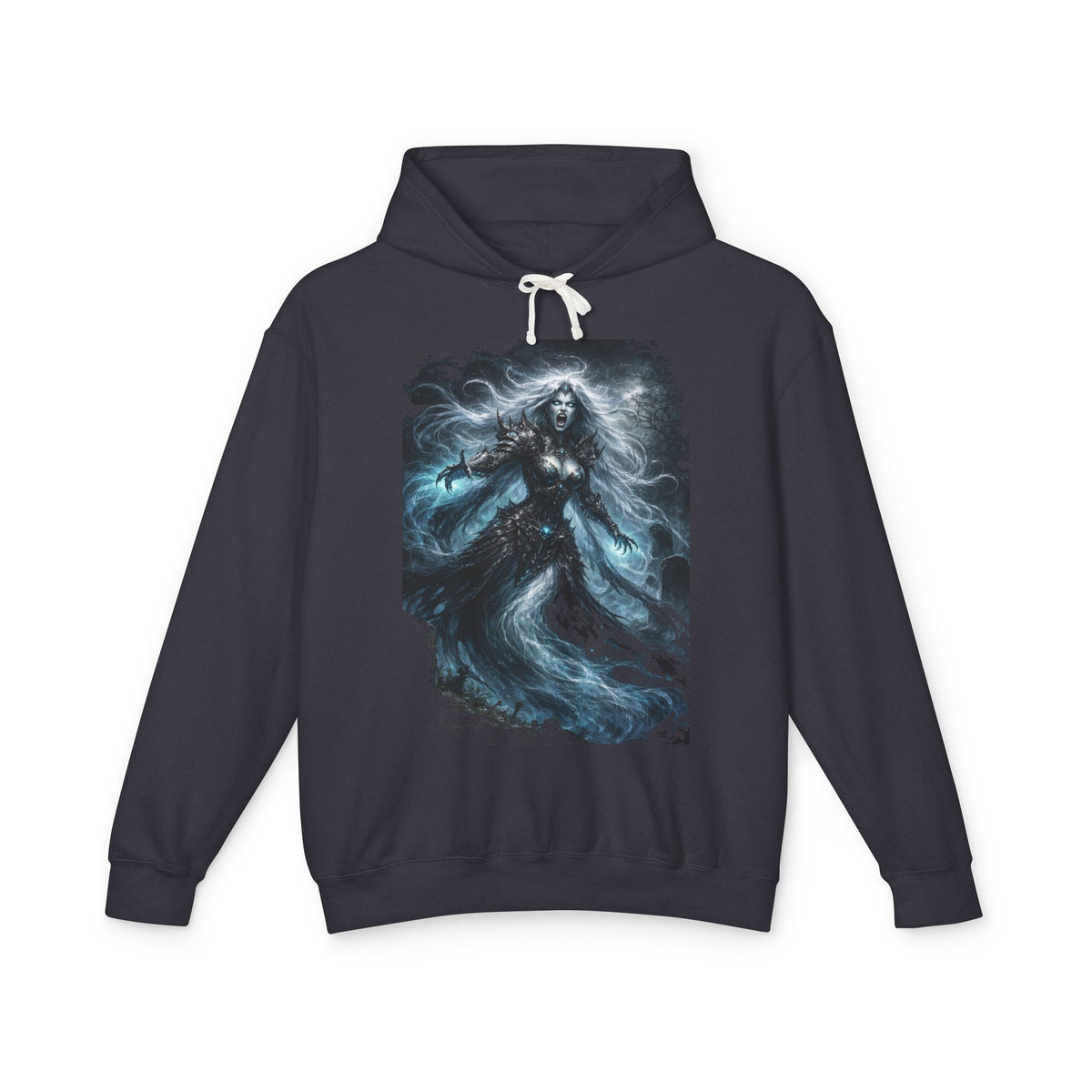Gorgon  Hoodie — Mystic Sea Witch Graphic Hooded Sweatshirt