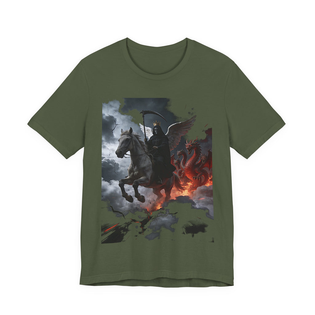 The Pale horse from Revelation 6:7-8-End of Times- Graphic T-Shirt
