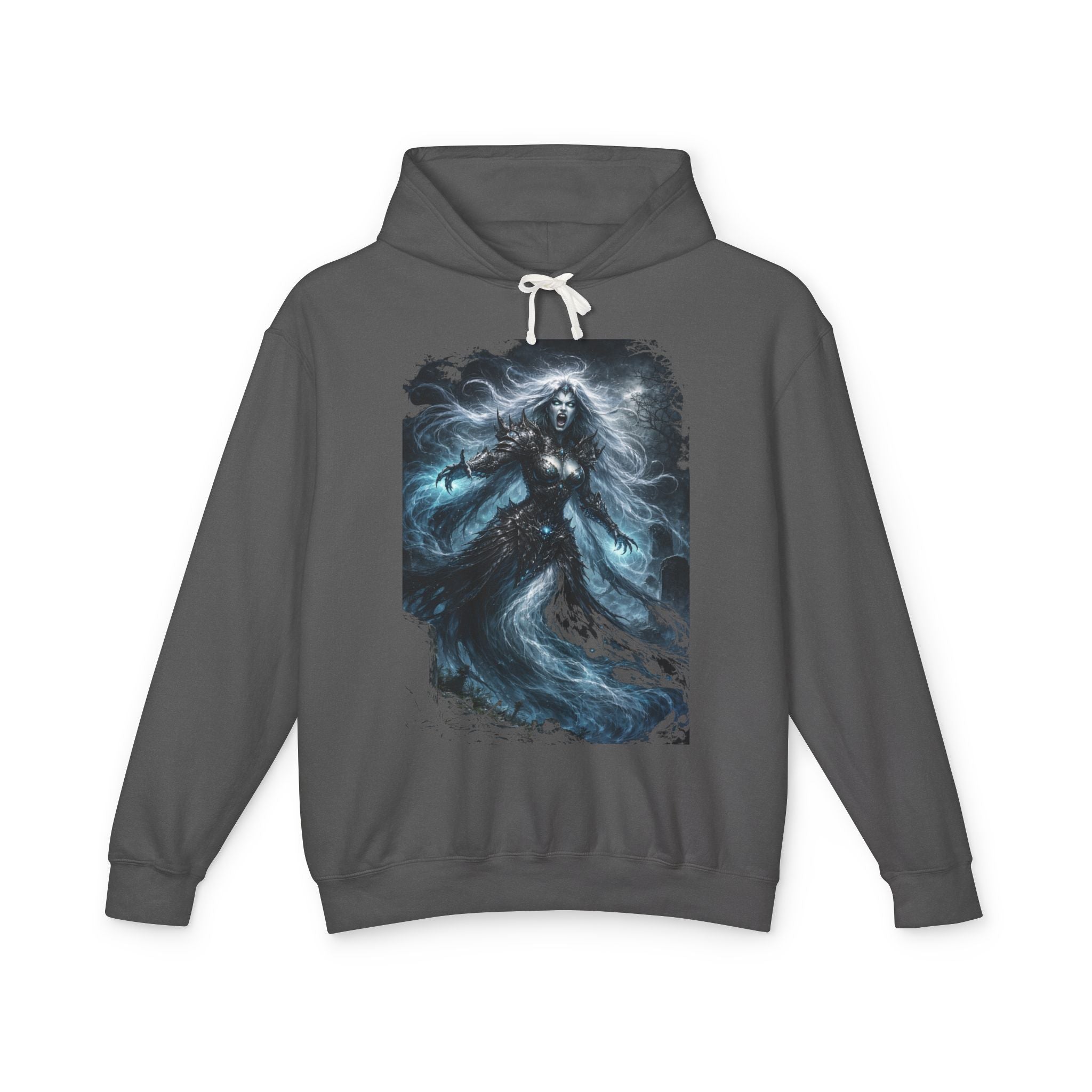 Gorgon  Hoodie — Mystic Sea Witch Graphic Hooded Sweatshirt