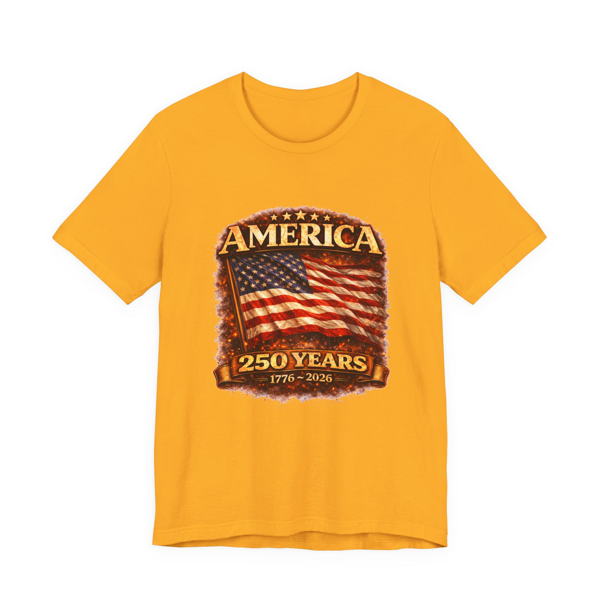 America 250 Years Flag T-Shirt – 1776–2026 Bicentennial Celebration Tee