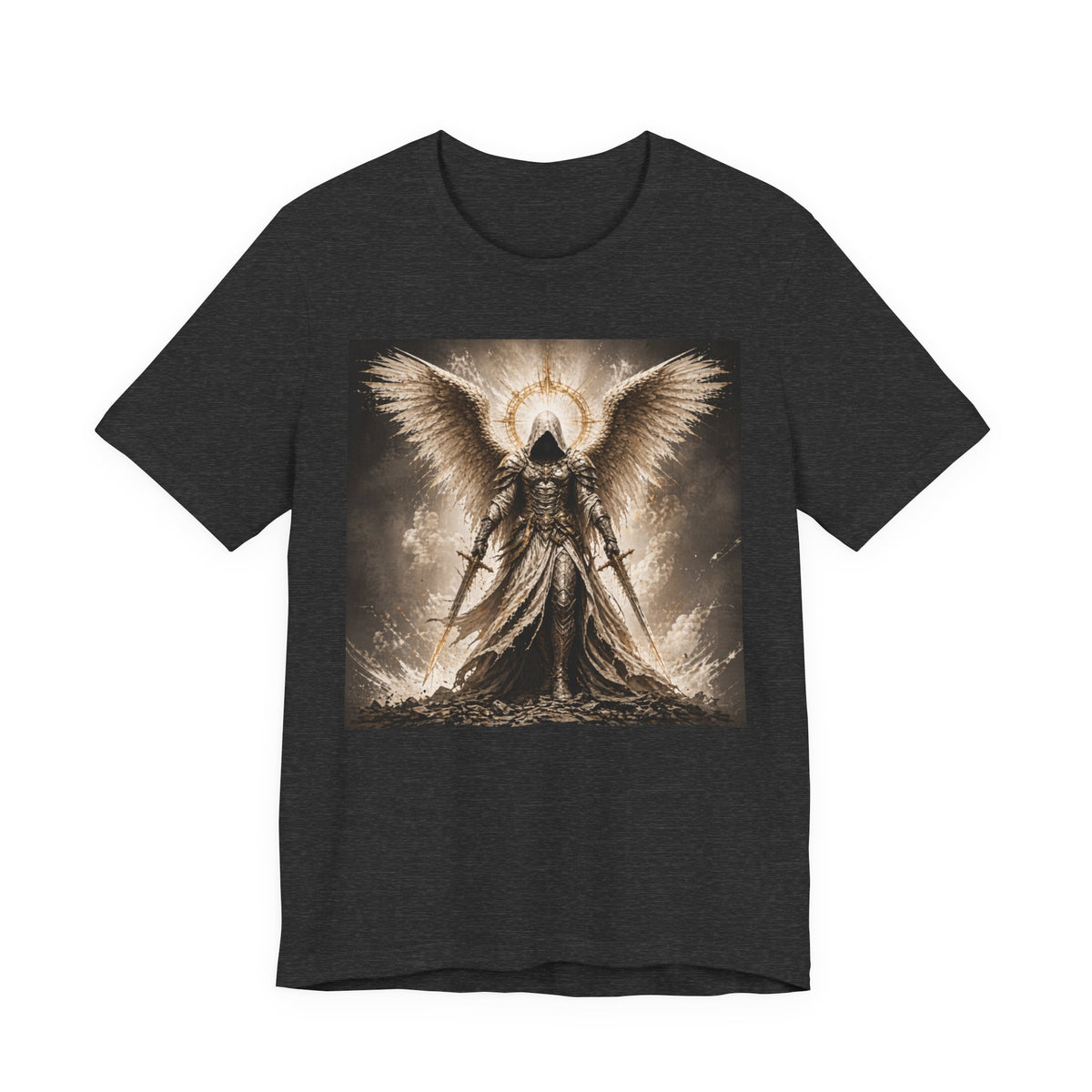 Angel Warrior T-Shirt — Gothic Archangel Graphic Tee