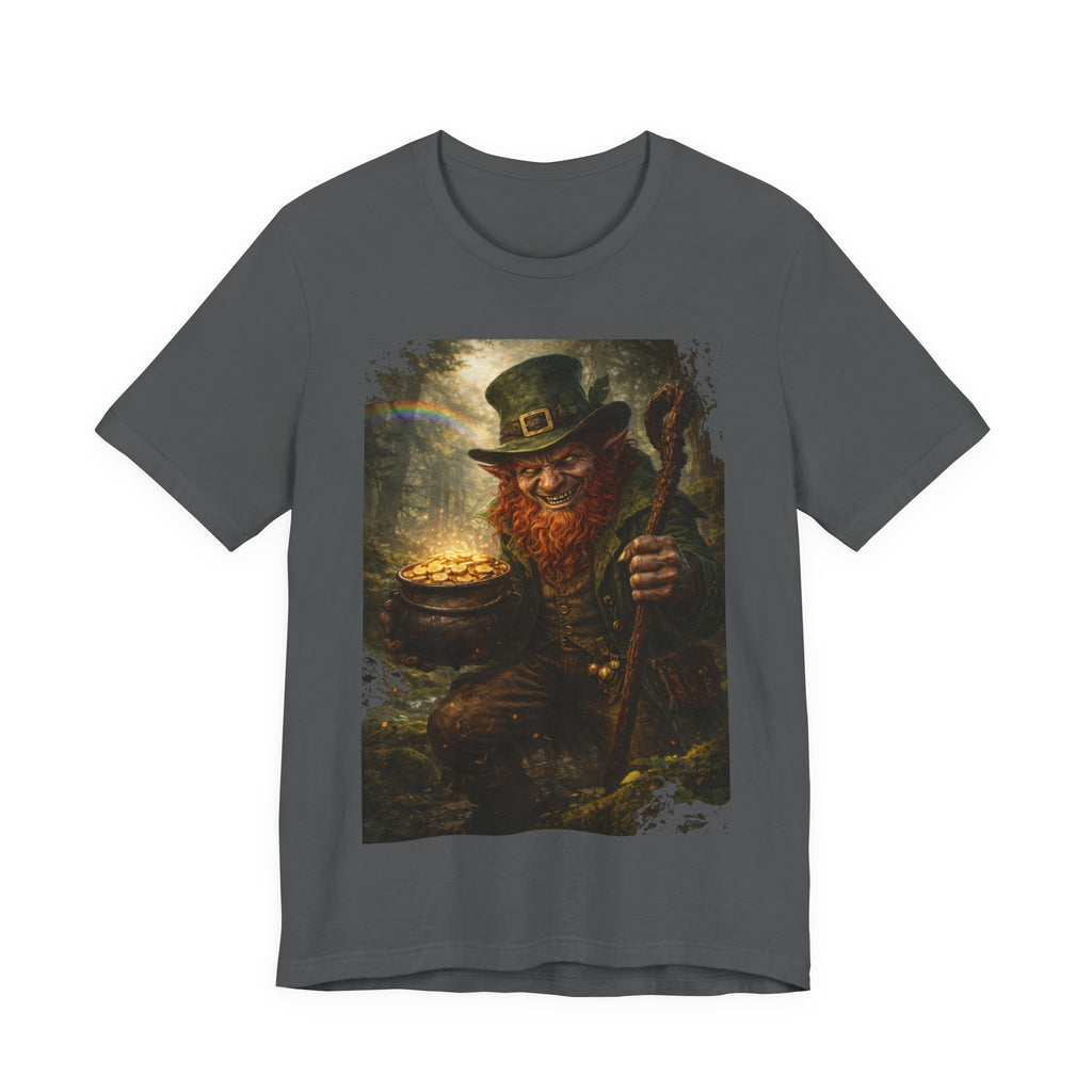 Leprechaun Gold Pot T‑Shirt — Vintage St. Patrick’s Day Lucky Charm Tee