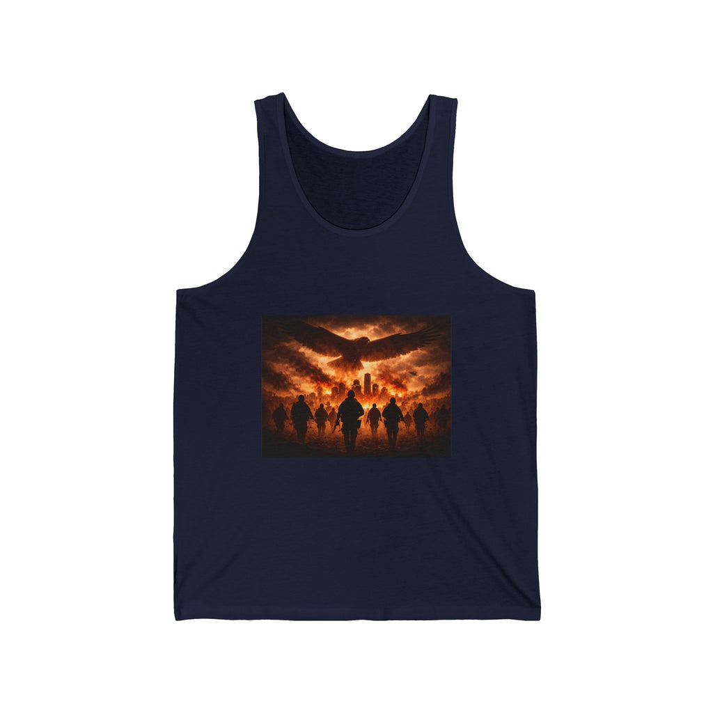 Apocalyptic Riders Tank Top – Sunset Horsemen Graphic Vest