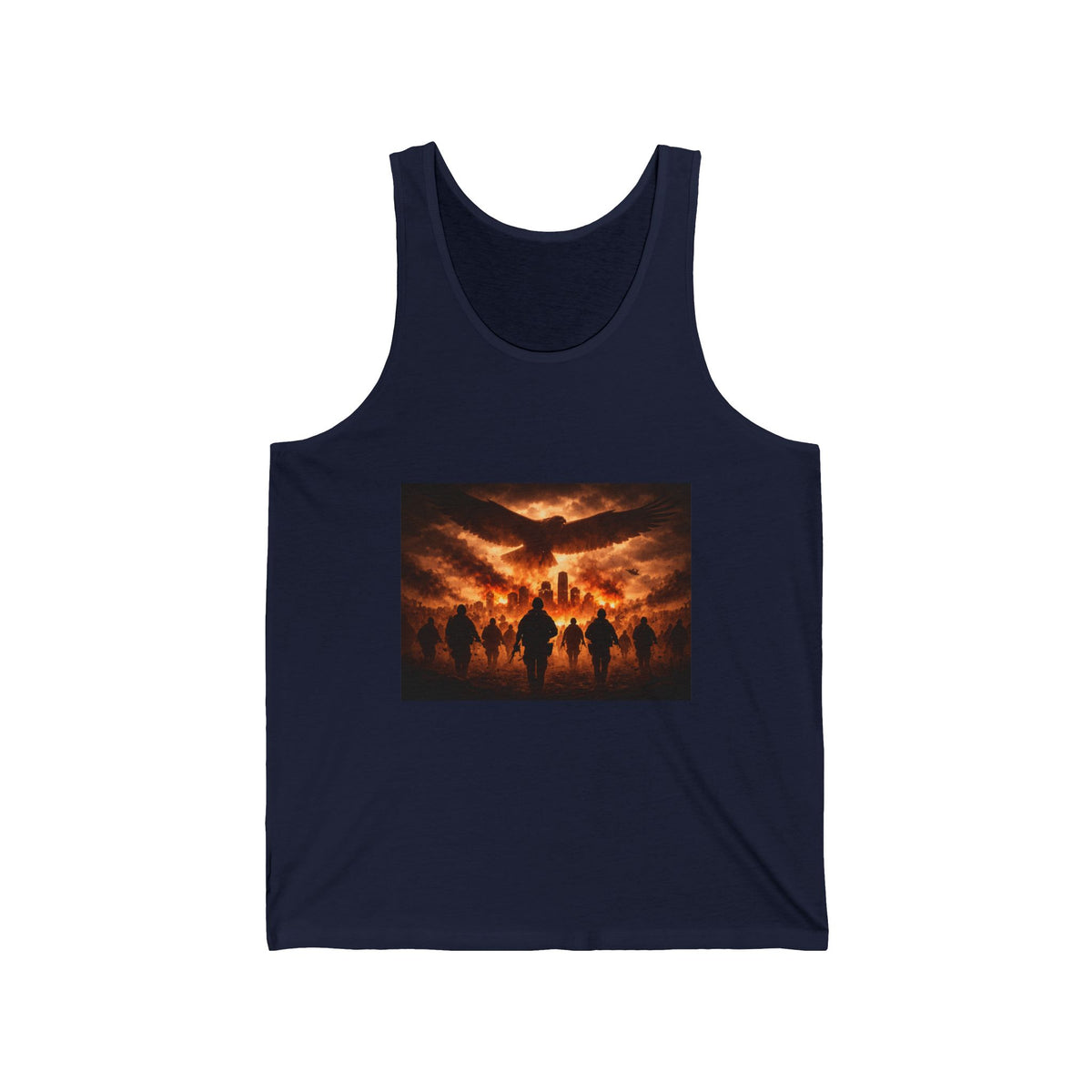Apocalyptic Riders Tank Top – Sunset Horsemen Graphic Vest