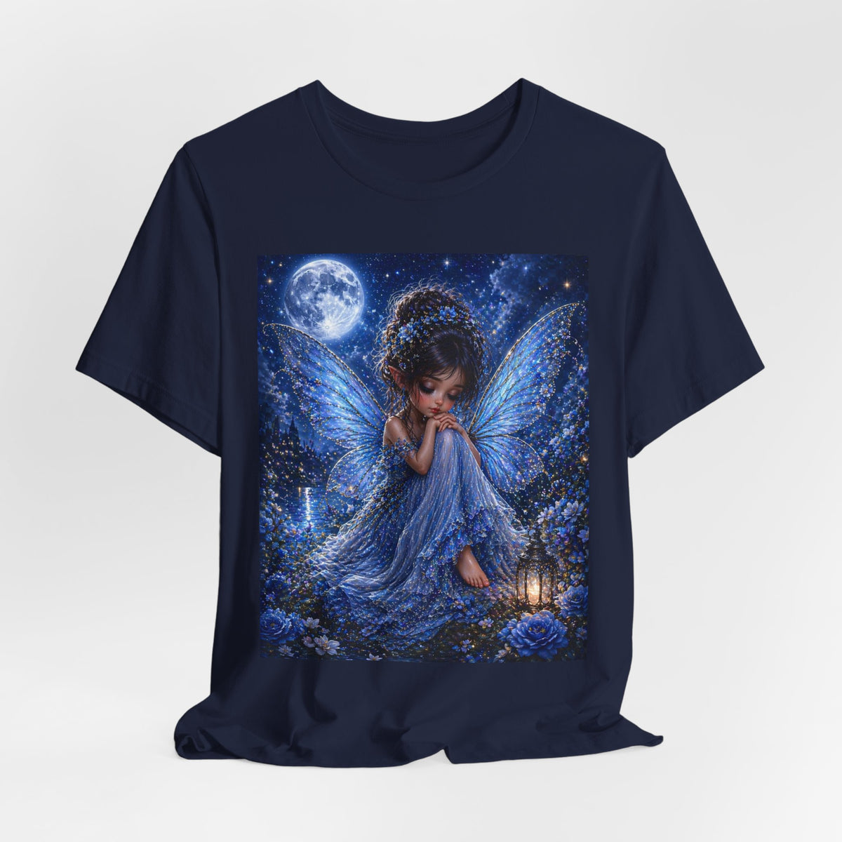 Blue Moon Fairy T-Shirt — Nighttime Fantasy Angel Tee
