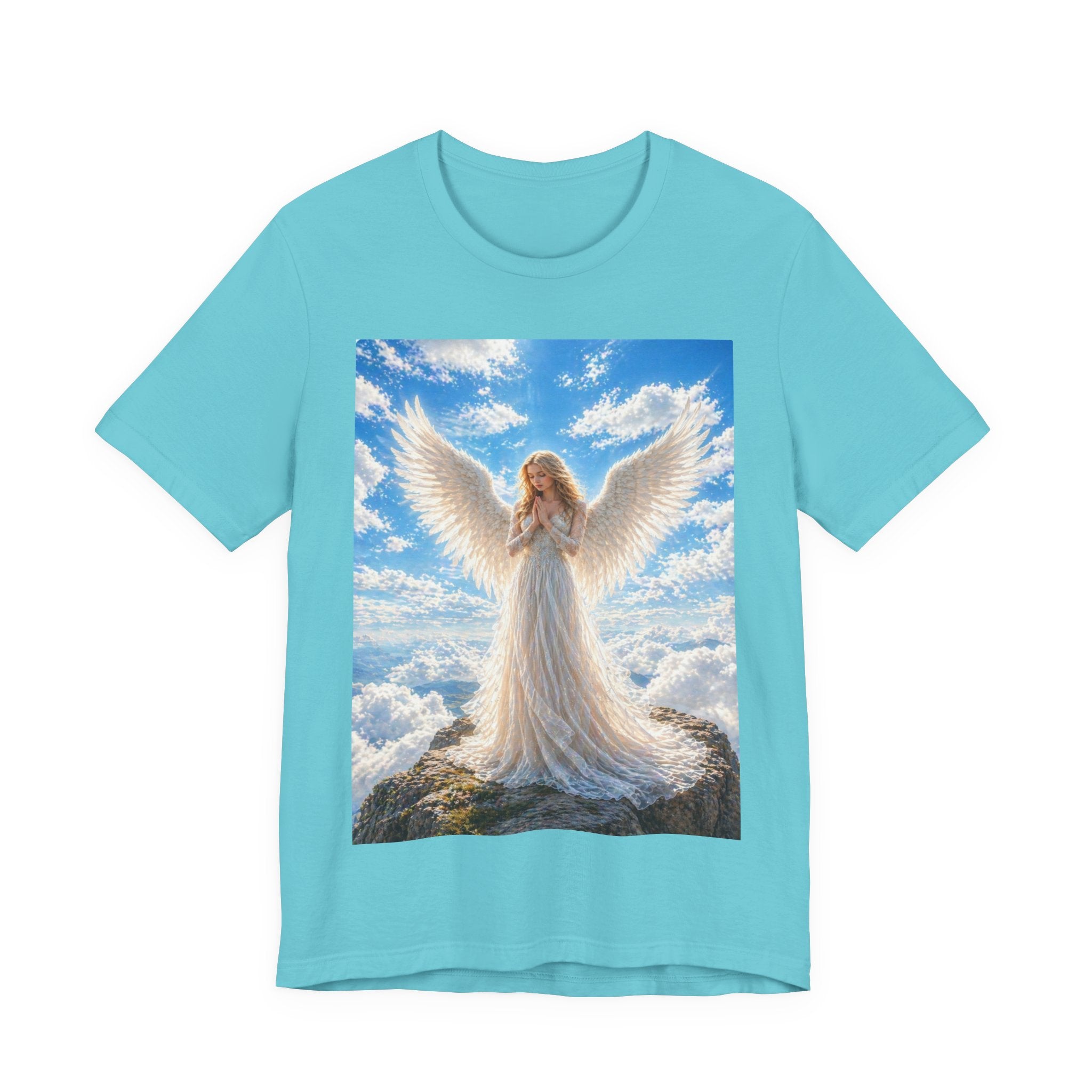 Angel Wings T-Shirt — Serene Guardian Angel Graphic Tee