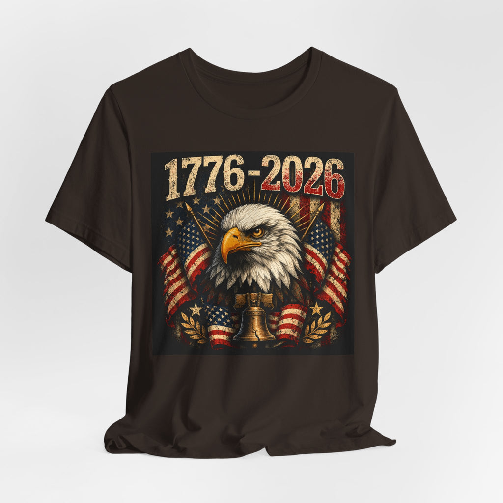 1776-2026 Eagle Flag T-Shirt — Patriotic 250th Anniversary Tee