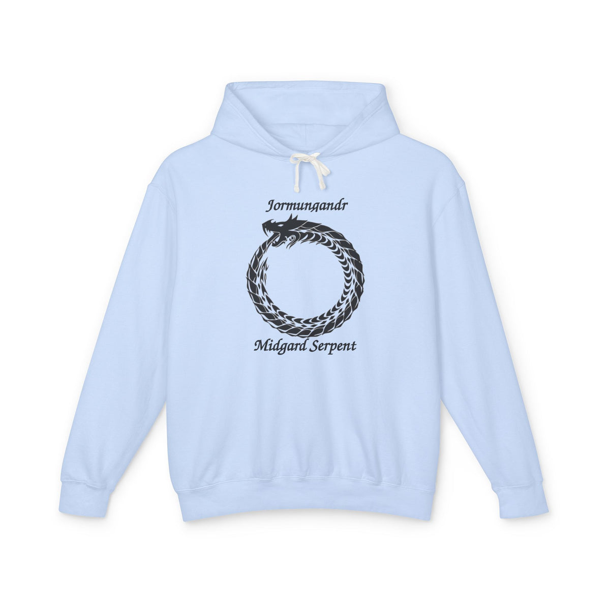 Jörmungandr Midgard Serpent Hoodie – Jormungandr Ouroboros Mythic Graphic Hoodie