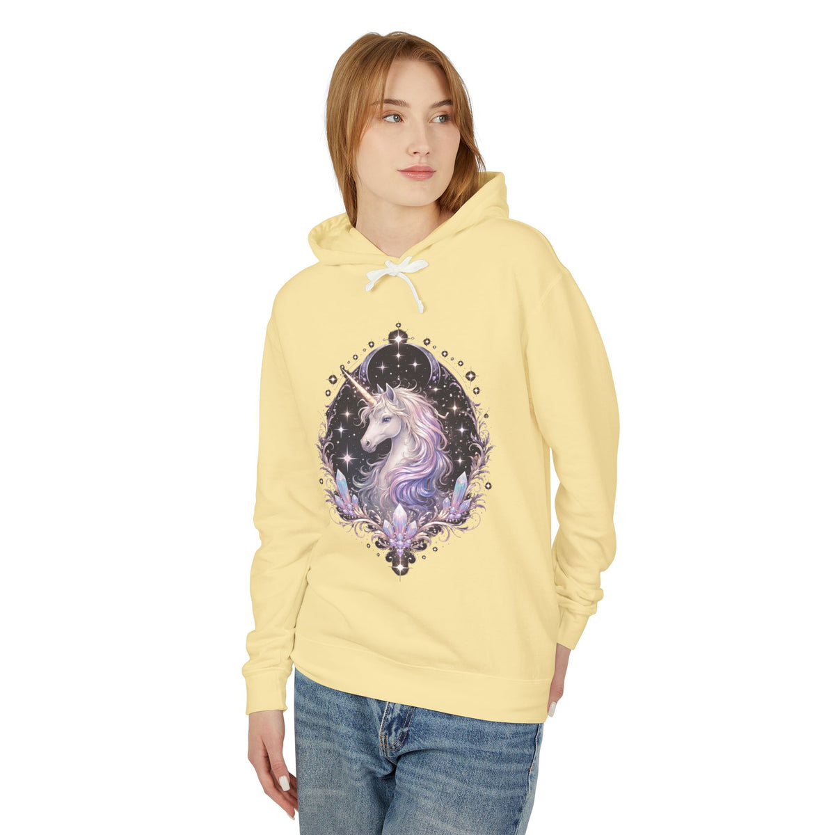 Mystic Unicorn Hoodie — Pastel Galaxy Horse Hooded Sweatshirt