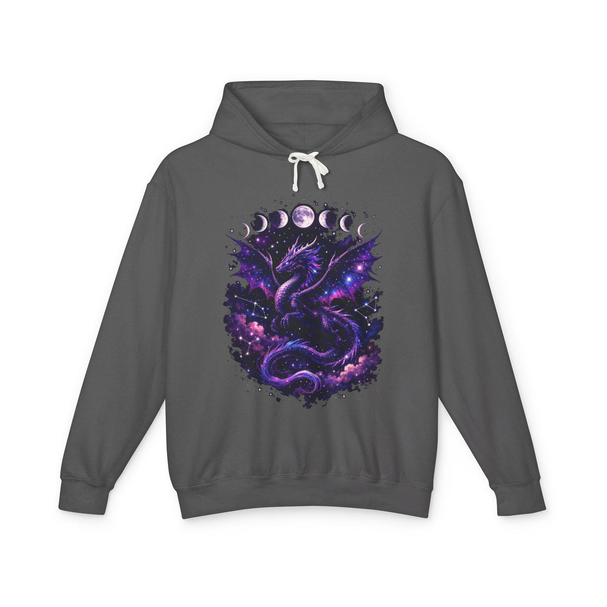 Galaxy Dragon Hoodie — Cosmic Night Sky Dragon Pullover
