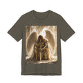 Guardian Angel Graphic Tee — Praying Winged Warrior T-Shirt