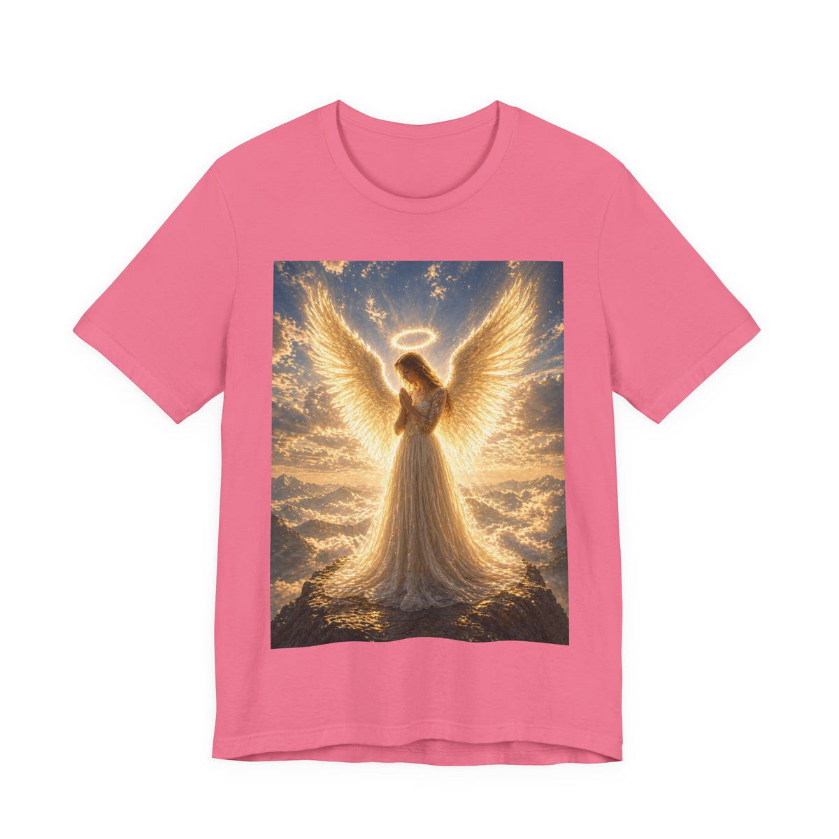 Angle praying Unisex Jersey Short Sleeve Tee