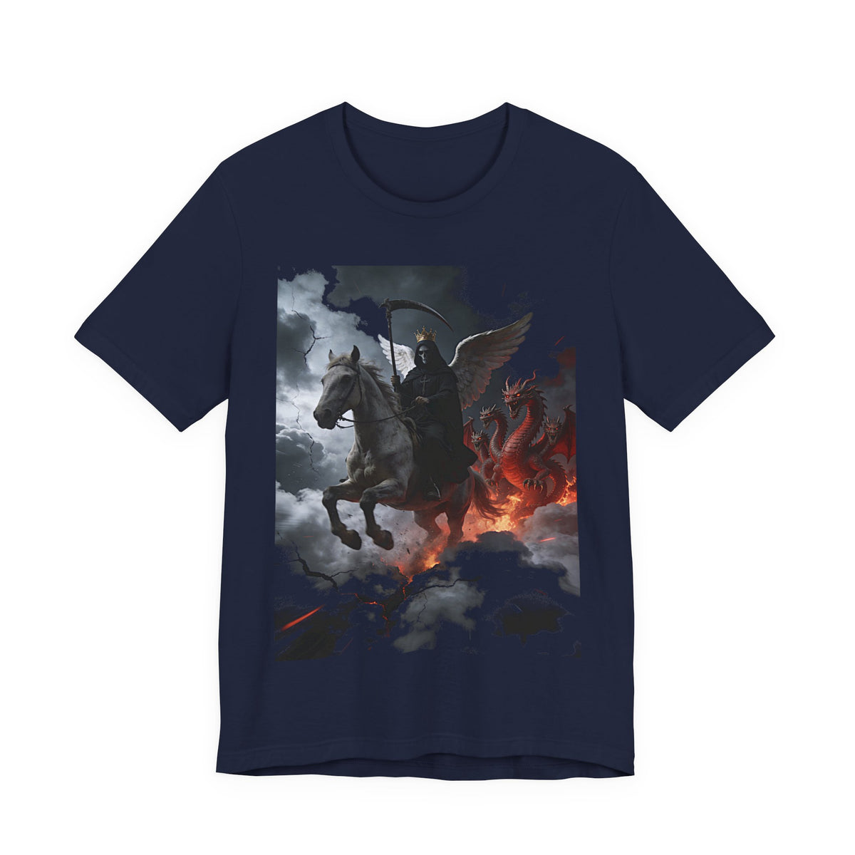The Pale horse from Revelation 6:7-8-End of Times- Graphic T-Shirt