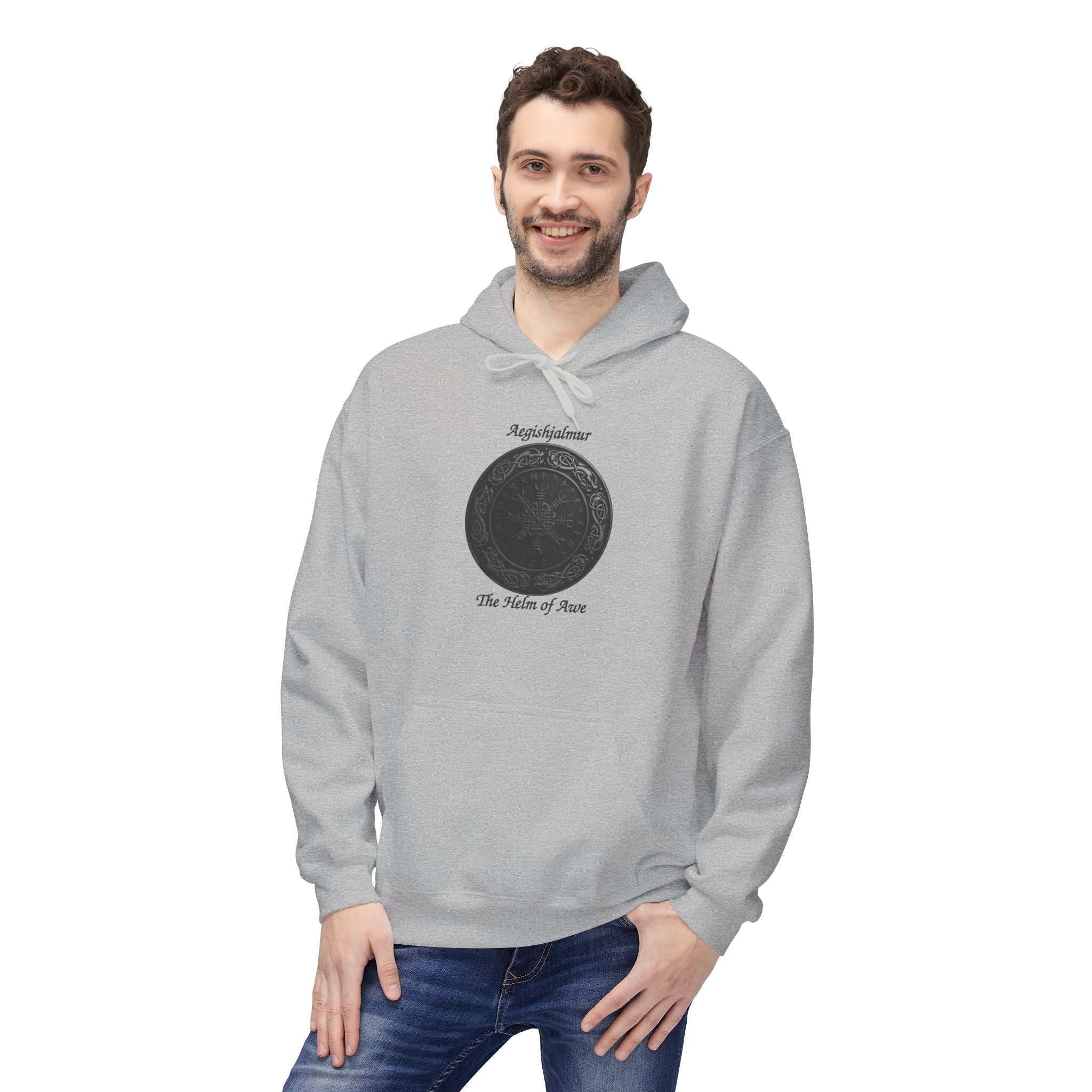 AegishjalmurThe Helm of Awe and Terror – Viking Symbols of protection. Hoodie