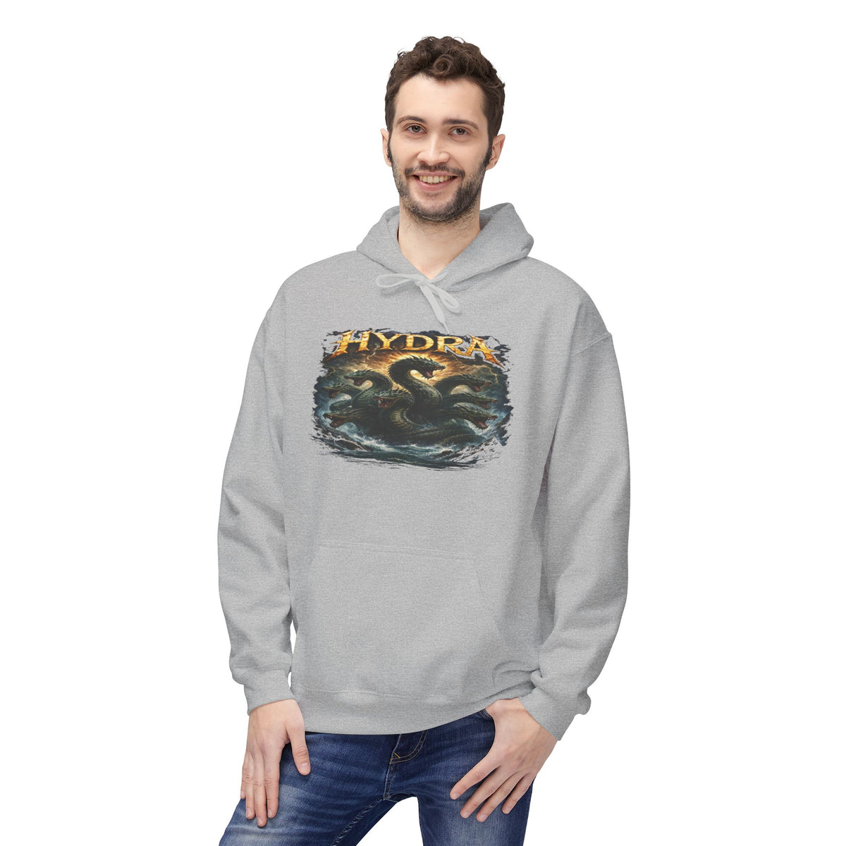 The mythical Greek Hydra Hoodie — Mythic Sea Monster Pullover