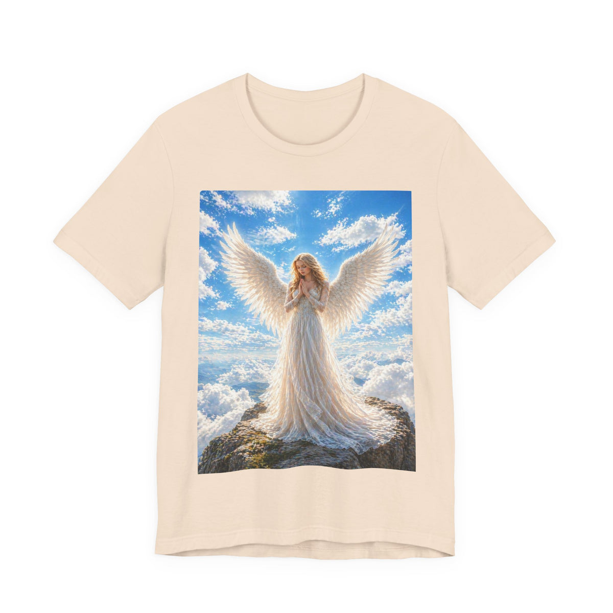 Angel Wings T-Shirt — Serene Guardian Angel Graphic Tee