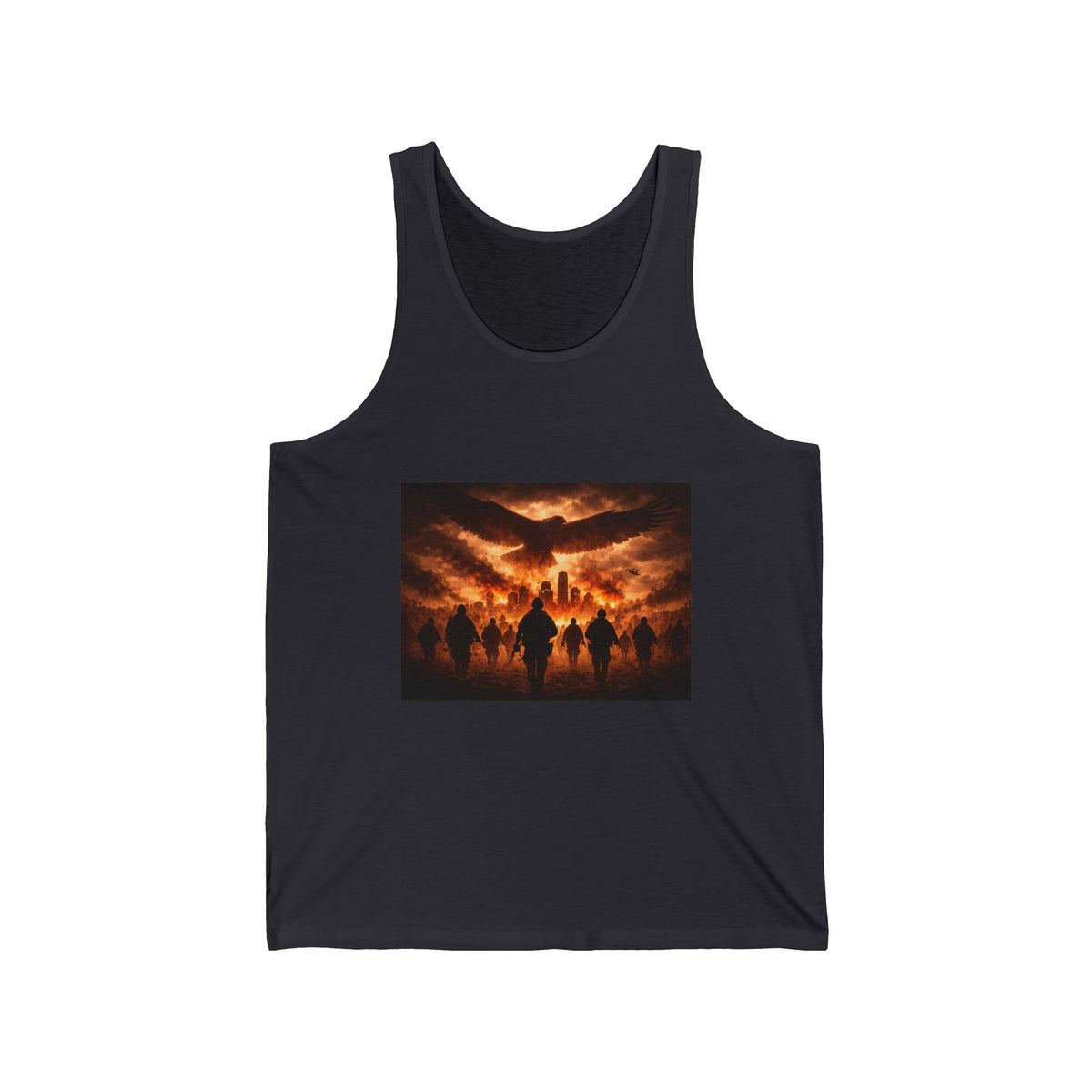 Apocalyptic Riders Tank Top – Sunset Horsemen Graphic Vest