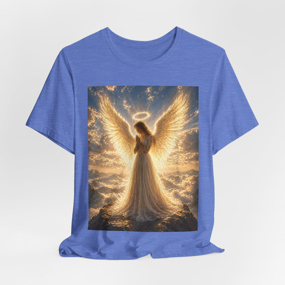 Angle praying Unisex Jersey Short Sleeve Tee