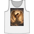 Angel Wings Tank Top — Golden Praying Angel Graphic Tank