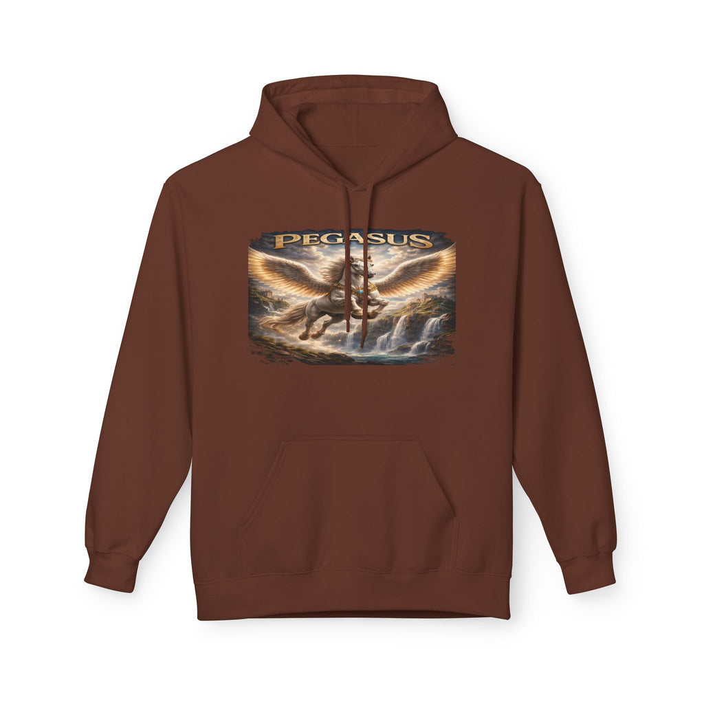Pegasus Mythical Horse Hoodie — Vintage Winged Steed Graphic Sweatshirt