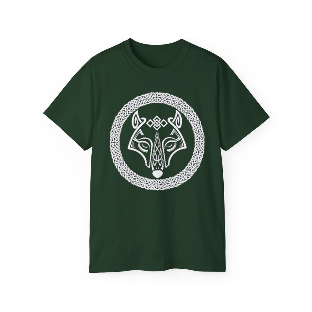 Celtic Wolf T-Shirt — Norse Knotwork Wolf Head Tee