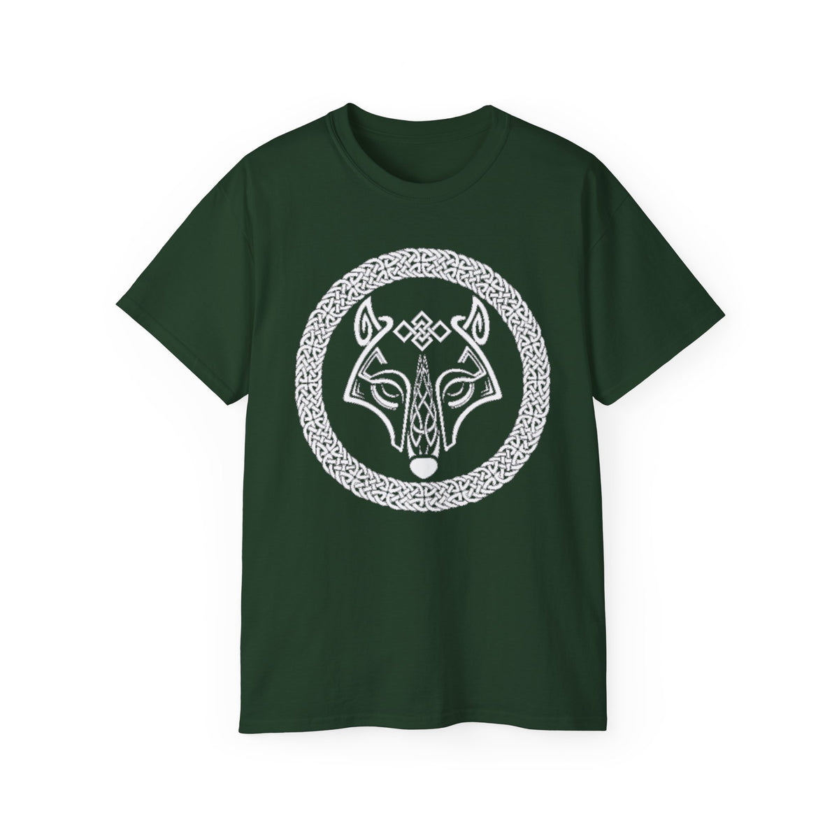 Celtic Wolf T-Shirt — Norse Knotwork Wolf Head Tee