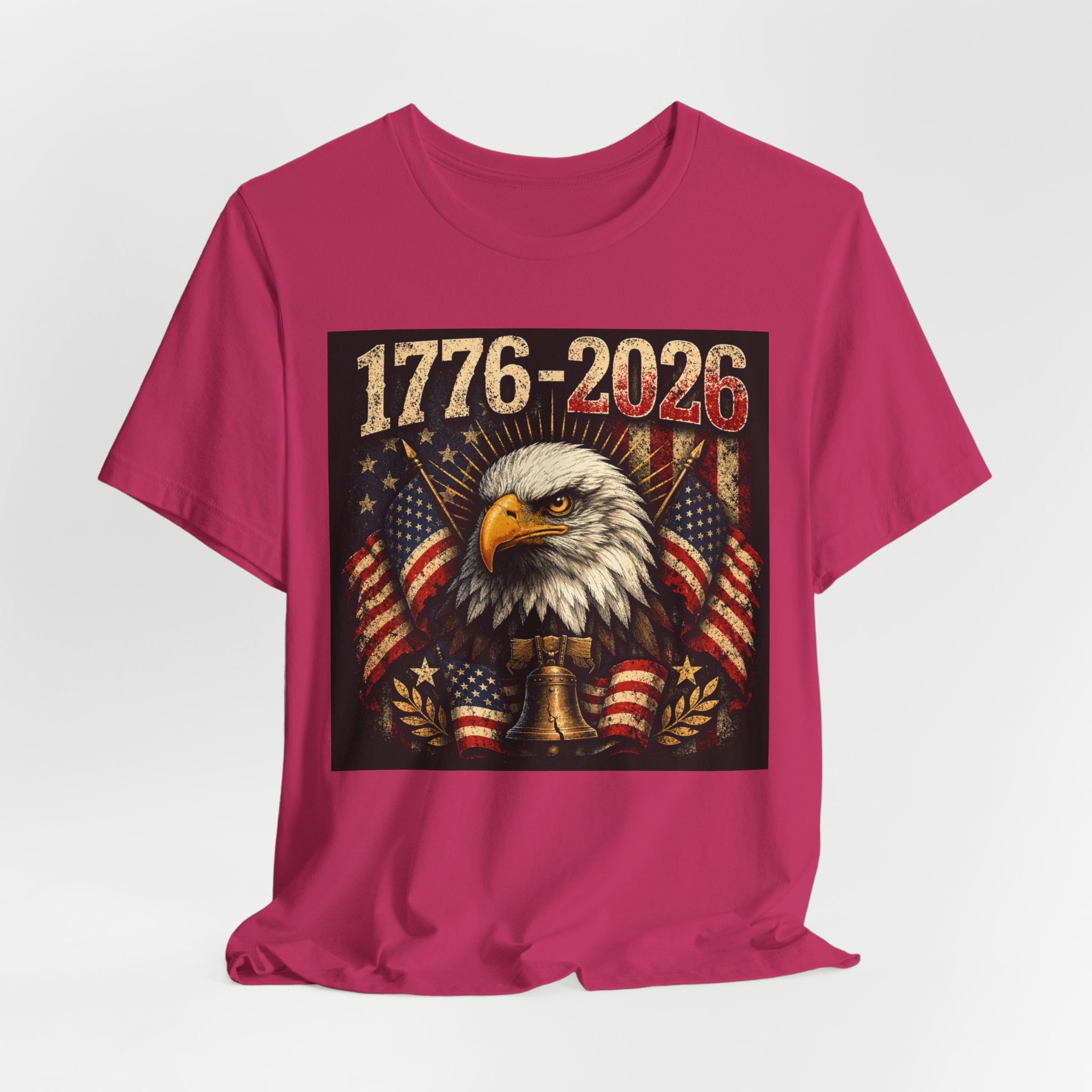 1776-2026 Eagle Flag T-Shirt — Patriotic 250th Anniversary Tee