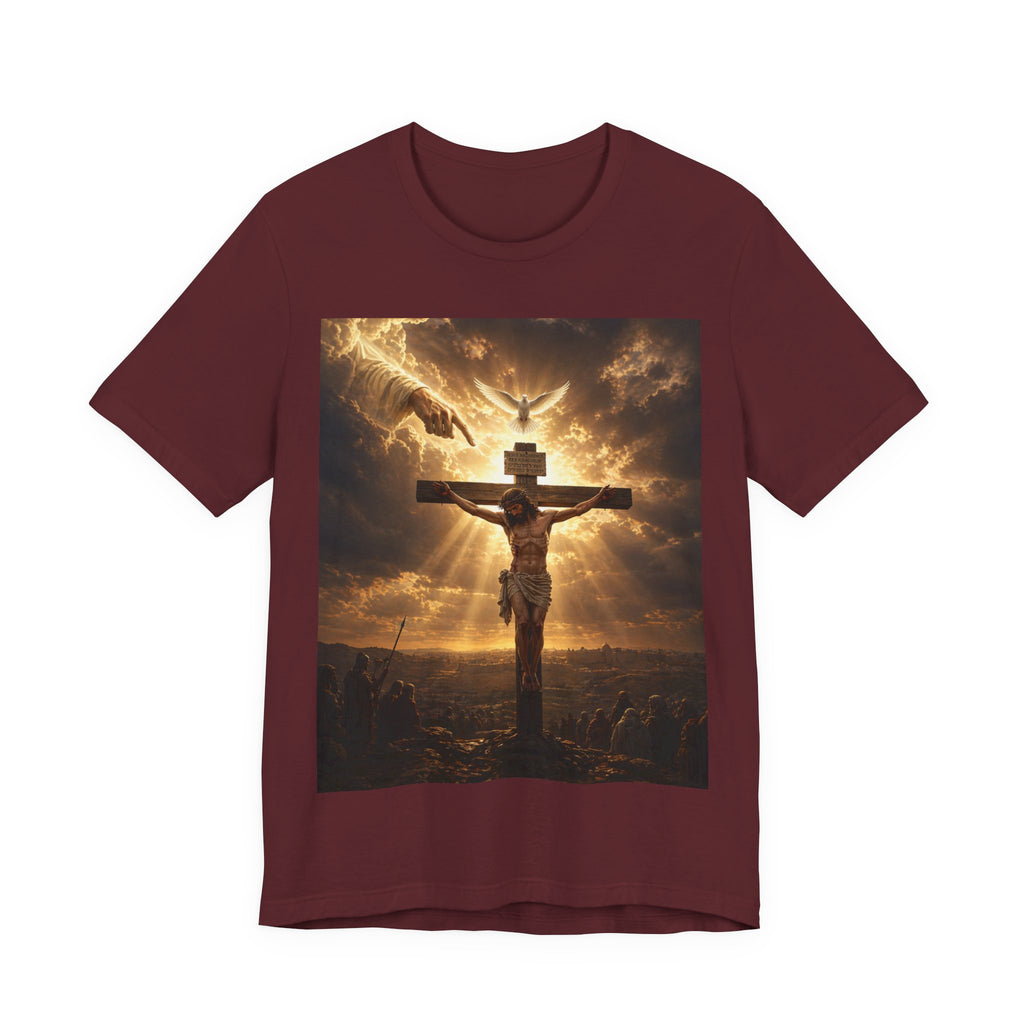 Crucifixion Sunrise T-Shirt — Christian Faith Graphic Tee