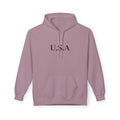 USA Minimalist Hoodie - Classic Patriotic Pullover