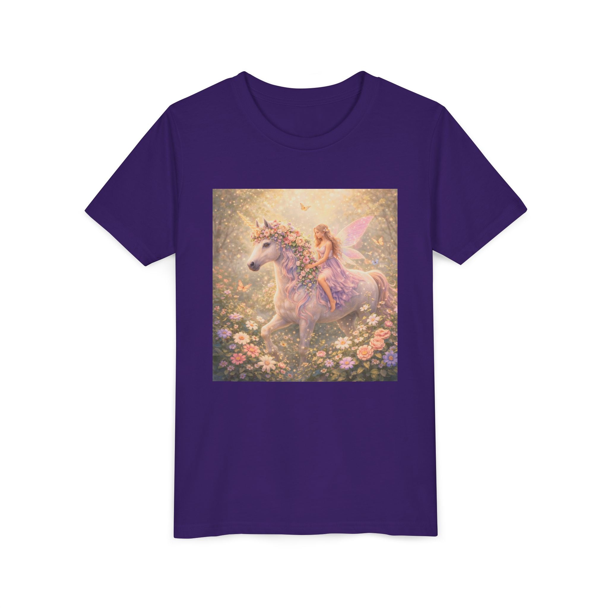 Youth Tee — Magical Unicorn Fairy Ride Kids T‑Shirt