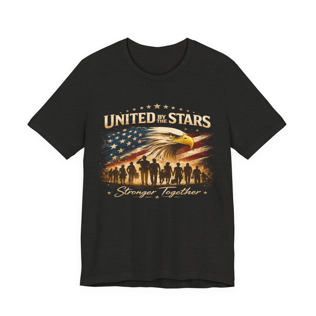 United We Stand- Eagle T-Shirt — Stronger Together 2026 Patriotic Tee