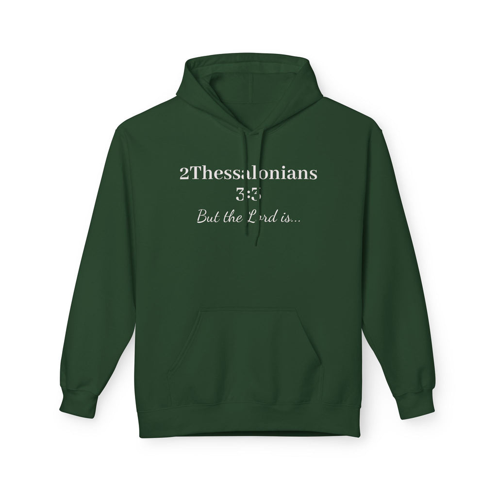 2 Thessalonians 3:3 Hoodie — Christian Faith Scripture Pullover