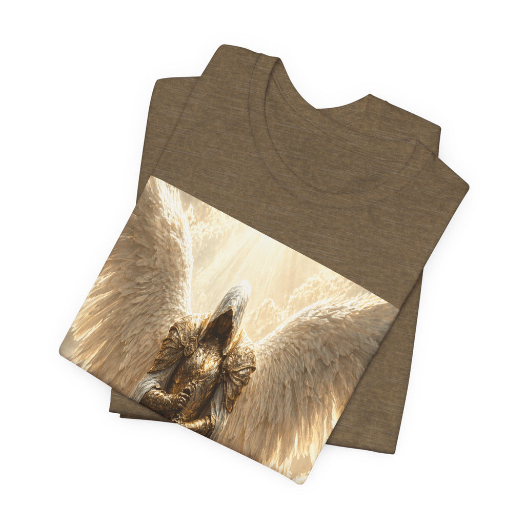 Guardian Angel Graphic Tee — Golden Archangel Design