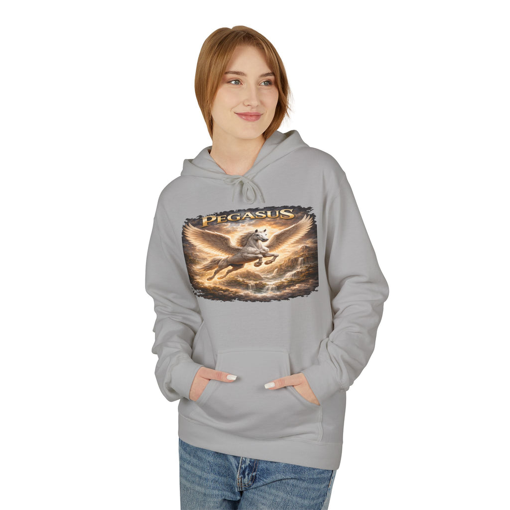 Pegasus Mythic Hoodie — Vintage Flying Horse Graphic