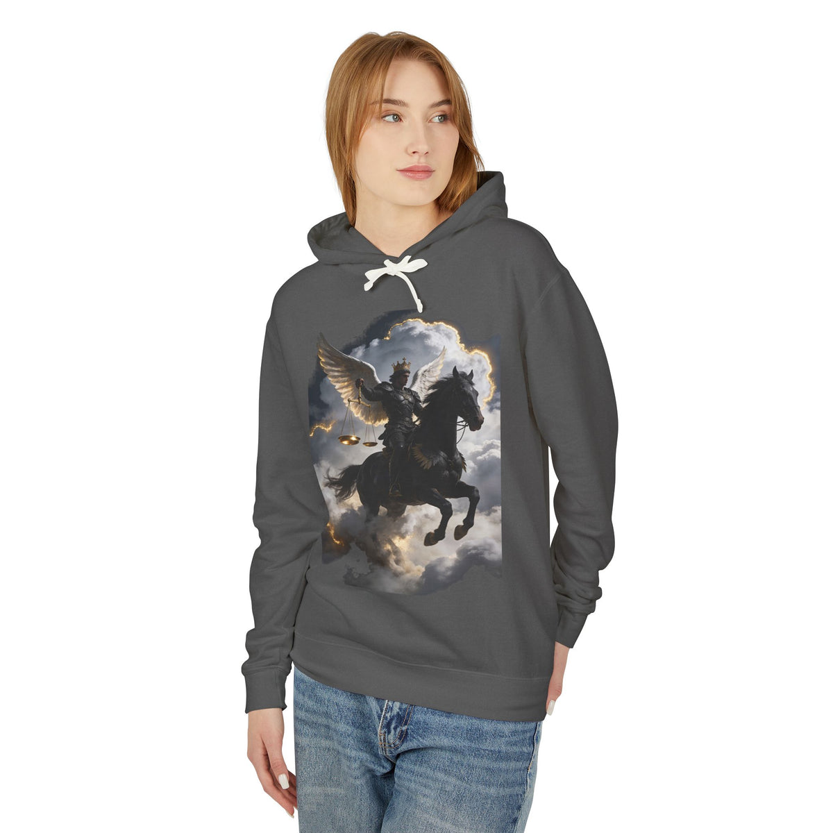 The black horse from Revelation 6:5-6-hoodie!