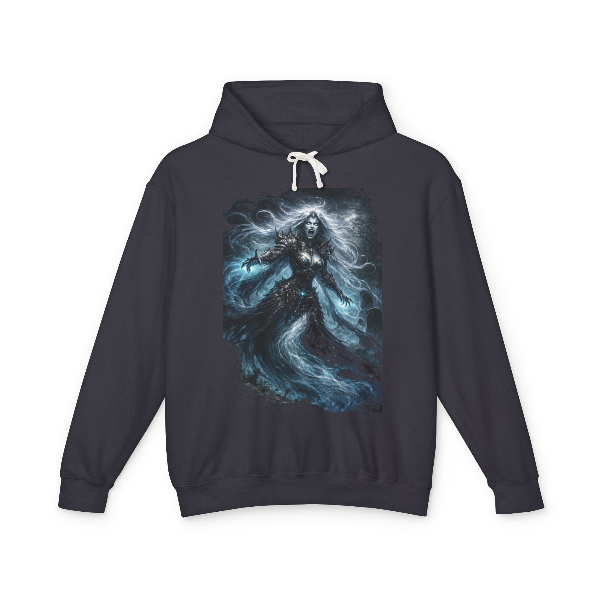Gorgon  Hoodie — Mystic Sea Witch Graphic Hooded Sweatshirt