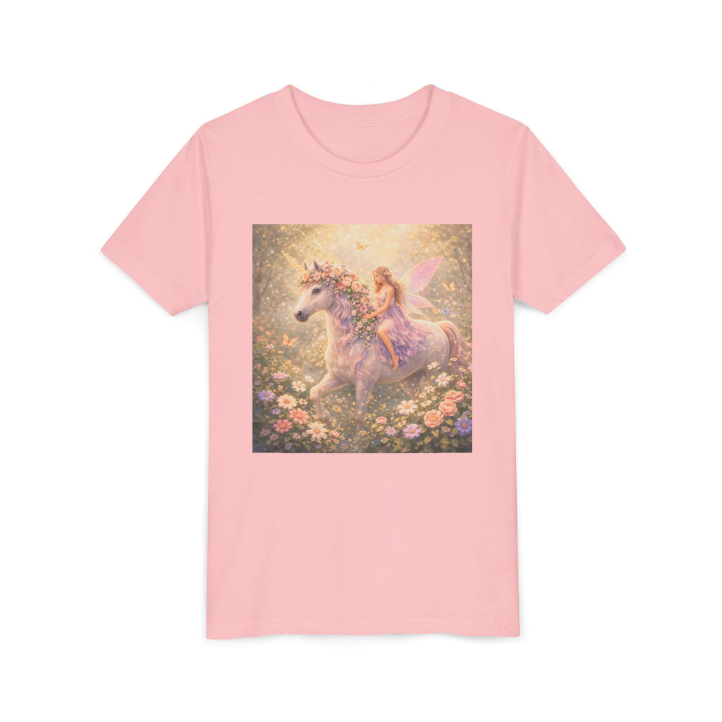 Youth Tee — Magical Unicorn Fairy Ride Kids T‑Shirt