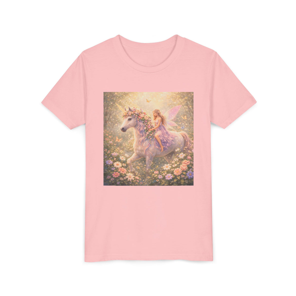 Youth Tee — Magical Unicorn Fairy Ride Kids T‑Shirt