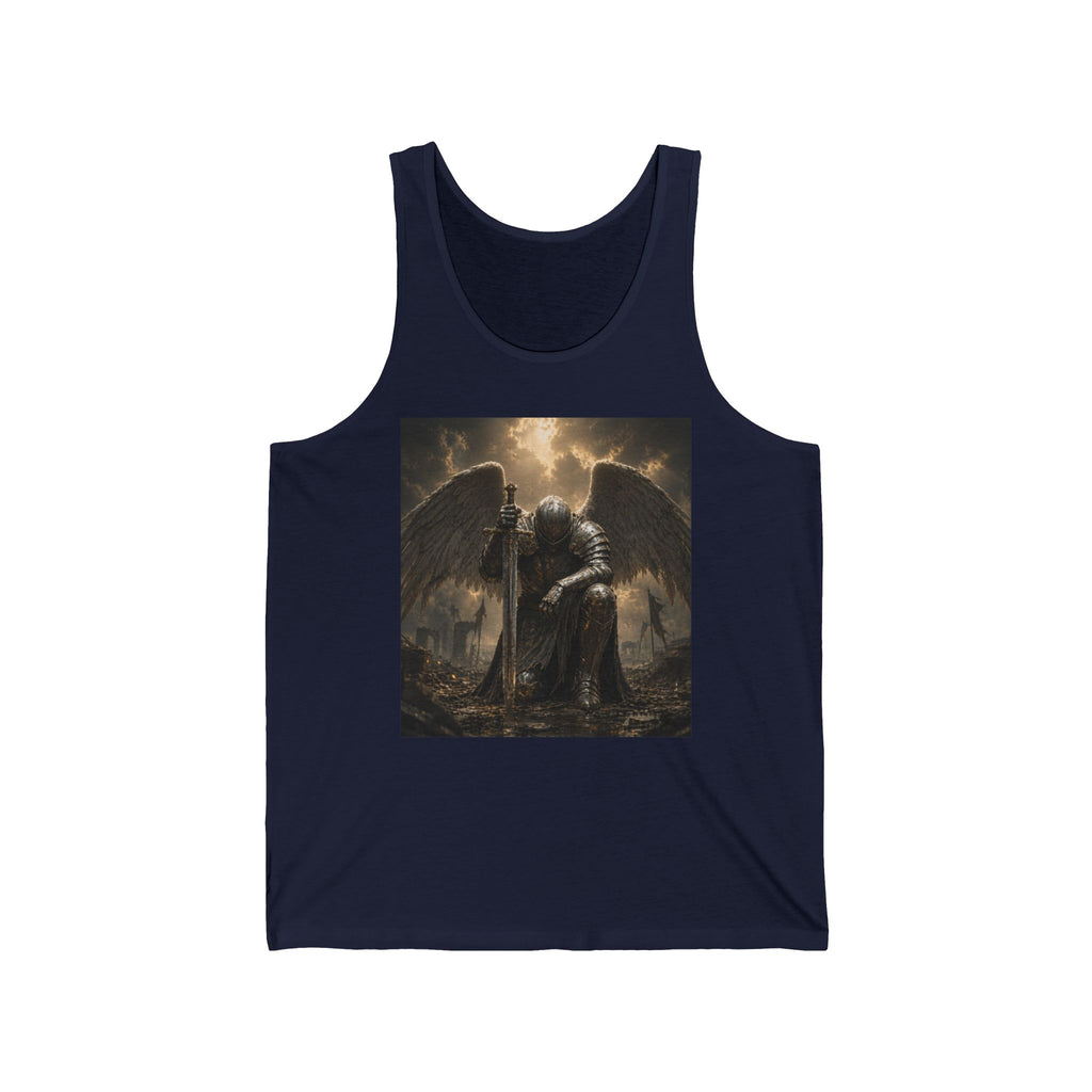 Guardian Fallen Angel Tank Top — Dark Gothic Angel Artwork Tank