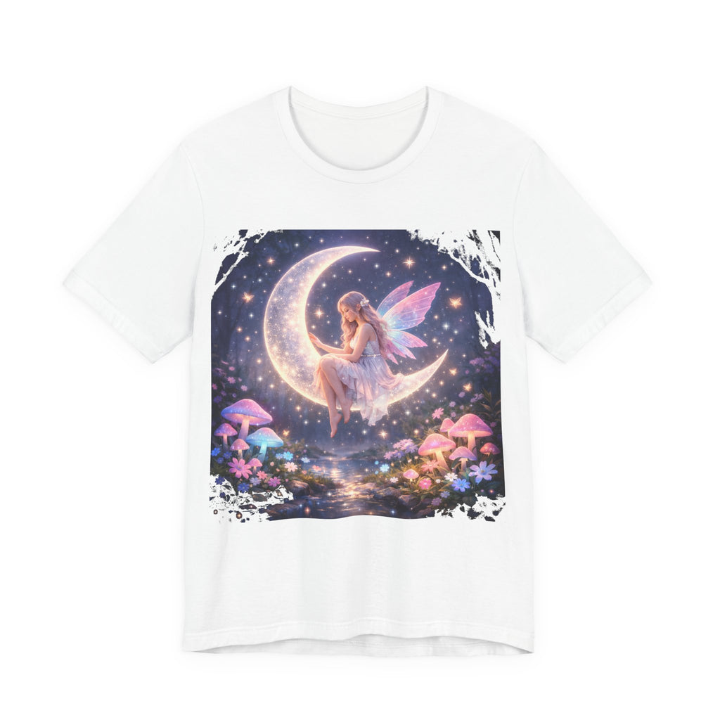 Fairy on the Moon T-Shirt — Magical Night Garden Fairy Tee