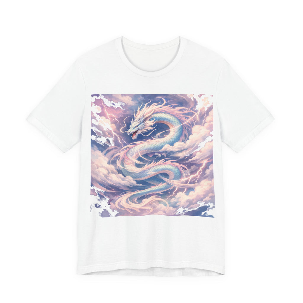Pastel Sky Dragon T-Shirt — Ethereal Dragon Graphic Tee