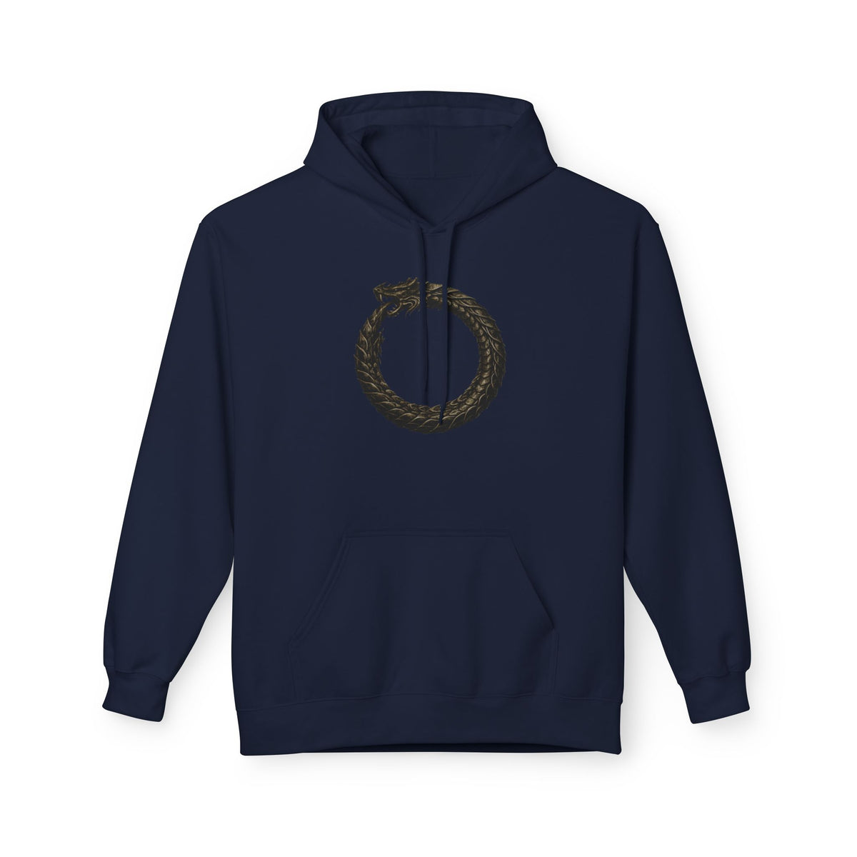 The Serpent – Jörmungandr- Hoodie — Minimal Mythic Graphic Pullover
