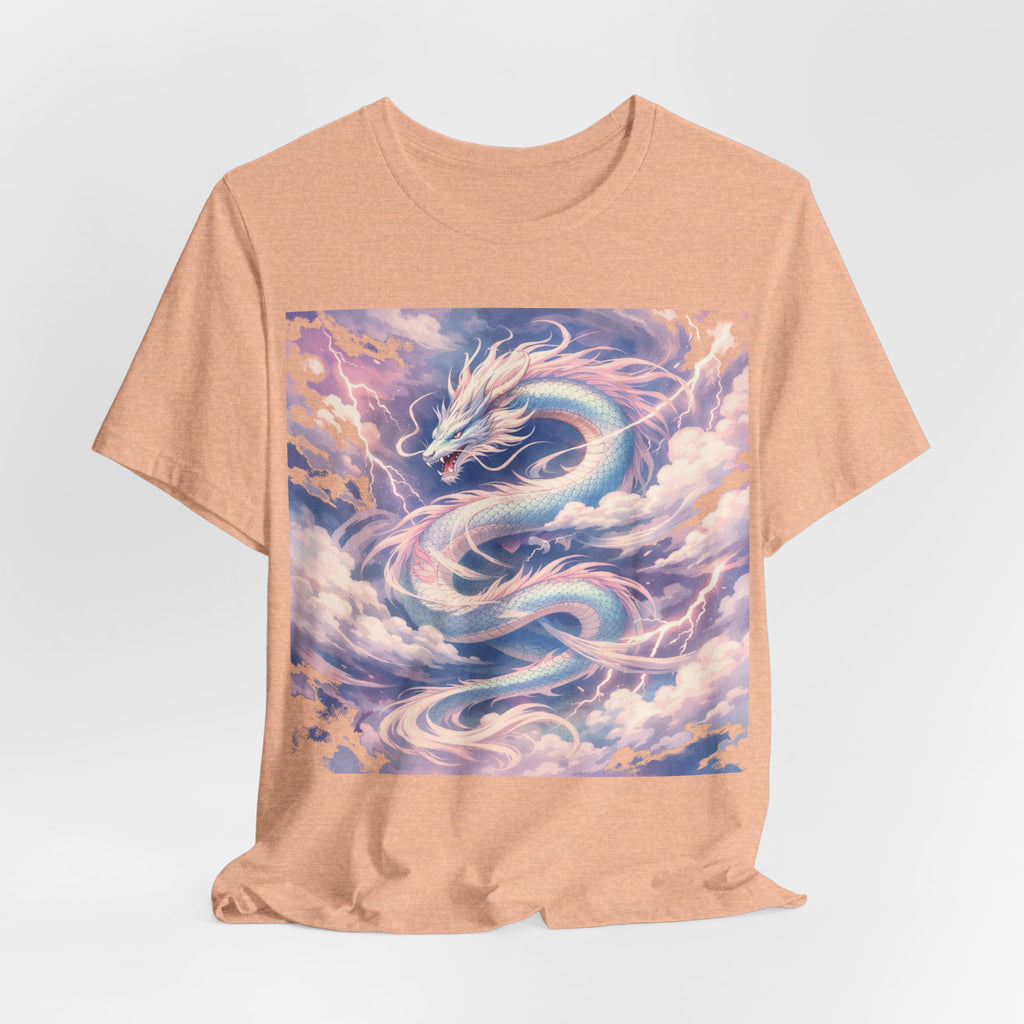 Pastel Sky Dragon T-Shirt — Ethereal Dragon Graphic Tee