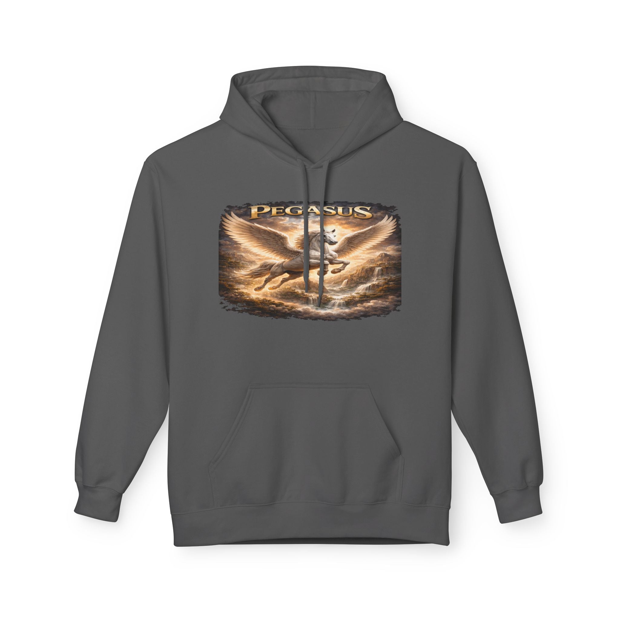 Pegasus Mythic Hoodie — Vintage Flying Horse Graphic