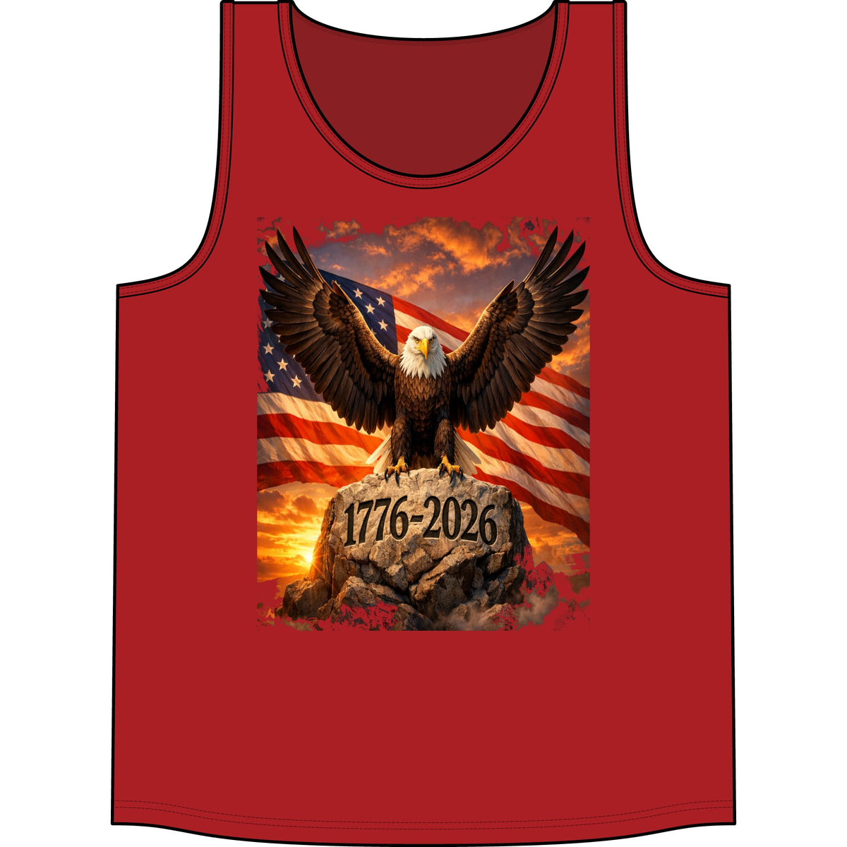 American Eagle 1776-2026 Patriotic Tank Top
