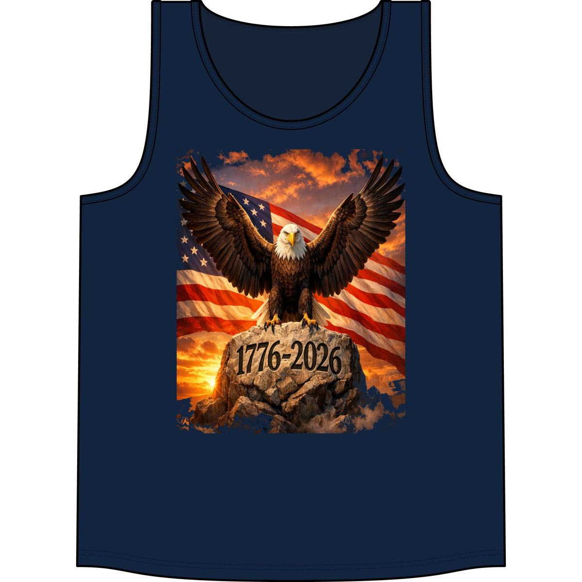 American Eagle 1776-2026 Patriotic Tank Top