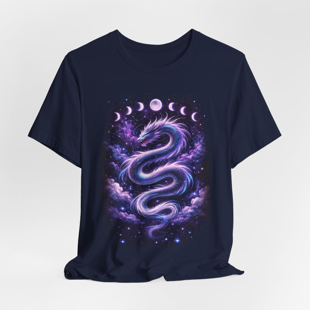 Mystic Moon Dragon T-Shirt — Cosmic Lunar Phases Tee