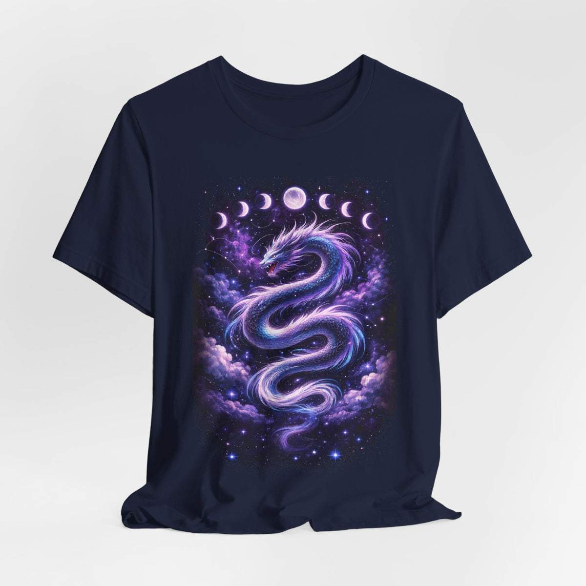 Mystic Moon Dragon T-Shirt — Cosmic Lunar Phases Tee